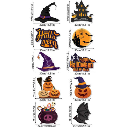 Doormort Halloween Door Hanging Set – 3/10pc